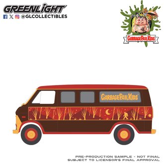 1:64 Garbage Pail Kids Series 9 - 40th Anniversary - 1970 Ford Econoline "Uncanny Ali"