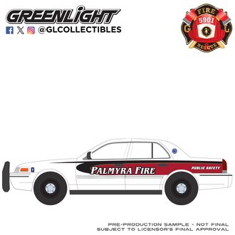 1:64 Fire & Rescue Series 5 - 2011 Ford Crown Victoria "Palmyra, Pennsylvania Fire Department"