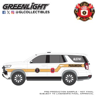 1:64 Fire & Rescue Series 5 - 2024 Chevrolet Tahoe "Bethesda, Maryland Bethesda-Chase Rescue Squad"