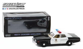 1:24 Hollywood Series 10 "The Terminator (1984)" 1977 Dodge Monaco Metropolitan Police 1:24 Hollywood Series 10 "The Terminator (1984)" 1977 Dodge Monaco Metropolitan Police