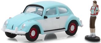 1:64 The Hobby Shop Series 4 - Classic Volkswagen Beetle w/Backpacker