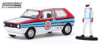 1:64 The Hobby Shop - 1975 Volkswagen Rabbit Widebody w/Race Car Driver