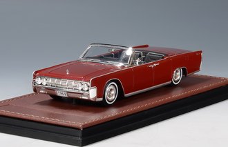 1:43 1964 Lincoln Continental Convertible (Dark Red)