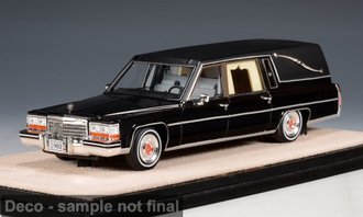 1:43 1980 Cadillac Superior Hearse (Black)