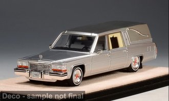 1:43 1980 Cadillac Superior Hearse (Silver)