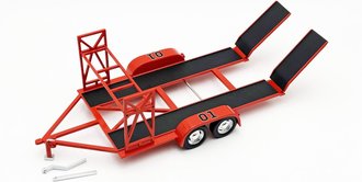 1:18 GMP Tandem Car Trailer "#01" (Orange)
