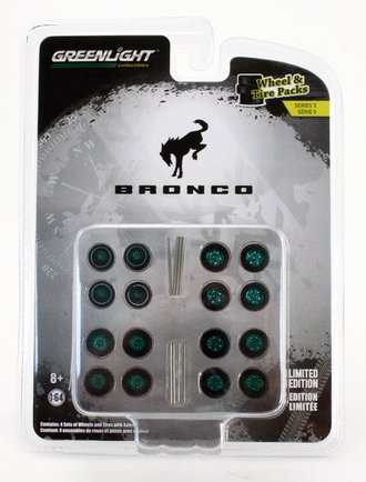Chase 1:64 Auto Body Shop - Wheel & Tire Packs Series 5 - Ford Bronco
