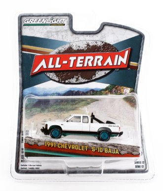 Chase 1:64 1991 Chevrolet S-10 Baja Extended Cab (White)