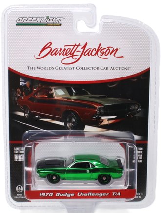 Super Chase 1:64 1970 Dodge Challenger T/A ***Green Chrome***