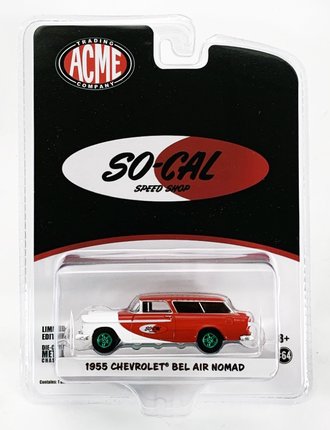 Chase 1:64 1955 Chevrolet Bel Air Nomad "So-Cal Speed Shop"