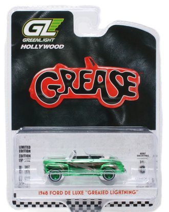 Chase 1:64 Grease 1948 Ford De Luxe Convertible Greased Lightnin' ***Green Chrome***