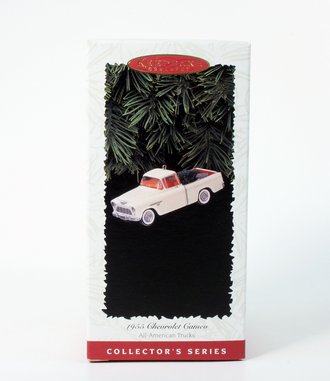 Hallmark KOCC - Chevrolet Cameo 1955 - Décorations De Noël à Suspendre - Miniature