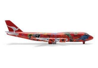 1:1000 Quantas Boeing 747-400 "Wunala Dreaming" (II)