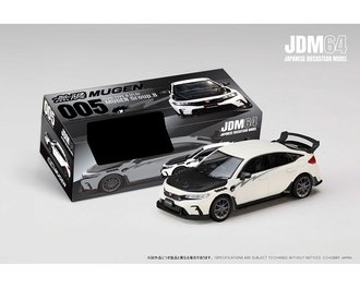 1:64 Honda Civic Type R (FL5) MUGEN Group B 2024 (Championship White)