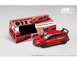 1:64 Mugen 2017 Honda Civic Type R (FK8) (Flame Red) 1:64 Mugen 2017 Honda Civic Type R (FK8) (Flame Red)