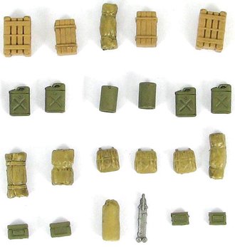 U.S. Army Baggage & Accessories 1:72 Set U.S. Army Baggage & Accessories 1:72 Set