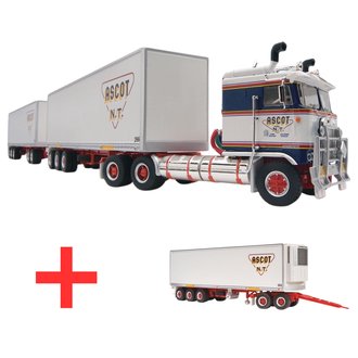 1:64 Kenworth Freight Road Train w/Freight Trailers "Ascot N.T." 1:64 Kenworth Freight Road Train w/Freight Trailers "Ascot N.T."