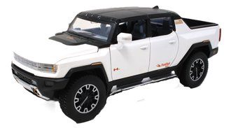 1:24 GMC Hummer EV w/Lights & Sounds (White) ***No Box***
