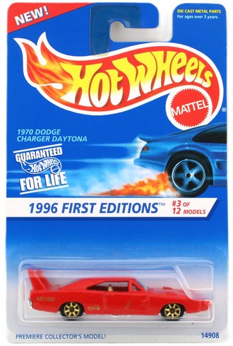 1:64 1970 Dodge Charger Daytona w/7-Spoke Wheels - 1996 First Editions #3 of 12 1:64 1970 Dodge Charger Daytona w/7-Spoke Wheels - 1996 First Editions #3 of 12