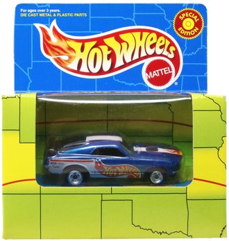 1:64 1970 Ford Mustang (Blue w/White Stripes)