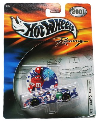 Hot Wheels Racing - Pit Board M&M's #36