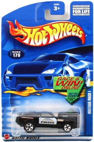 1:64 Mustang Mach I (Burmudez County Police - Black/White) 1:64 Mustang Mach I (Burmudez County Police - Black/White)