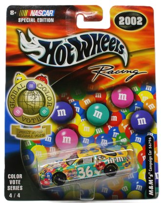 Hot Wheels Racing - M&M's Campaign Car #36
