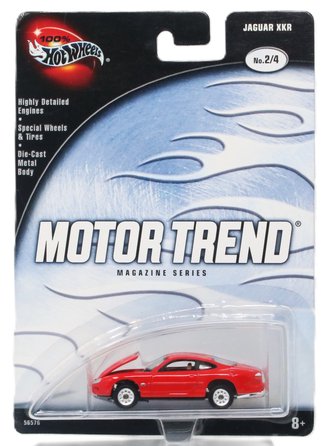 1:64 100% Hot Wheels - Motor Trend Magazine Series - Jaguar XKR (Red)