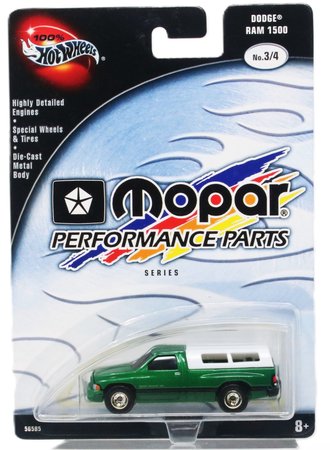 1:64 100% Hot Wheels - Mopar Performance Parts Series - Dodge Ram 1500 (Green)