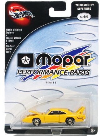 1:64 100% Hot Wheels - Mopar Performance Parts Series - 1970 Plymouth Superbird (Yellow)