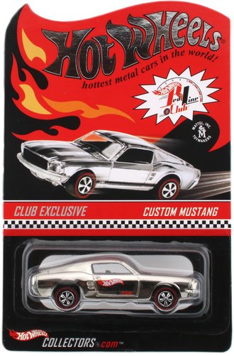 1:64 Red Line Club - Custom Mustang (Silver w/Blue Stripes) 1:64 Red Line Club - Custom Mustang (Silver w/Blue Stripes)