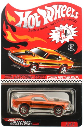 1:64 Red Line Club - Custom Mustang Mach 1 (Orange w/Black Stripes) 1:64 Red Line Club - Custom Mustang Mach 1 (Orange w/Black Stripes)