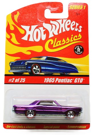 1:64 Hot Wheels Classics - 1965 Pontiac GTO (Purple)