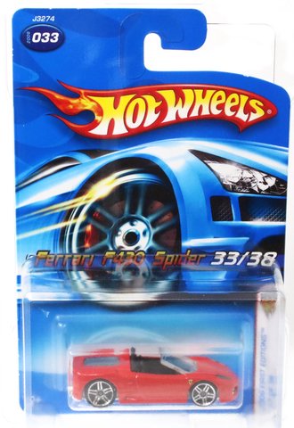 1:64 Ferrari F430 Spider 33/38 (Red) 1:64 Ferrari F430 Spider 33/38 (Red)