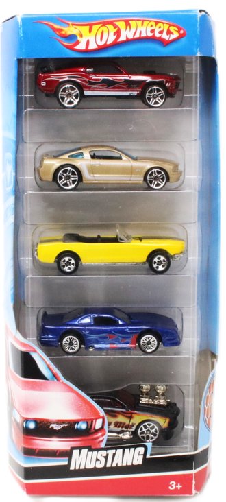 1:64 Mustang 5-Car Gift Pack