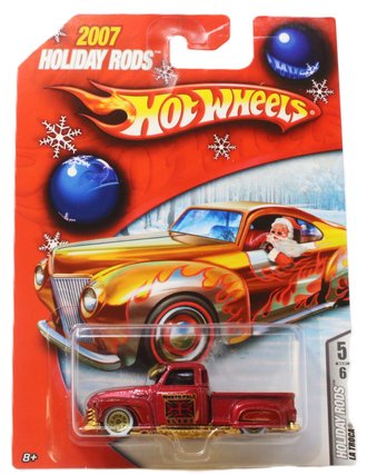 Hot Wheels - Holiday Rods 2007 - La Troca "North Pole Sleds" (Red/Gold)