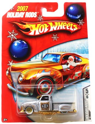 Hot Wheels - Holiday Rods 2007 - La Troca "North Pole Sleds" (Silver/Gold)
