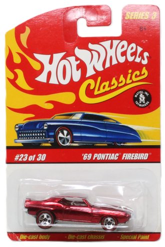 1:64 1969 Pontiac Firebird (Red) *** Bad Blister & Crease(s) *** 1:64 1969 Pontiac Firebird (Red) *** Bad Blister & Crease(s) ***