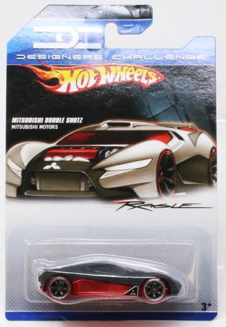 1:64 Designer's Challenge - Mitsubishi Double Shotz (Black/Red) 1:64 Designer's Challenge - Mitsubishi Double Shotz (Black/Red)