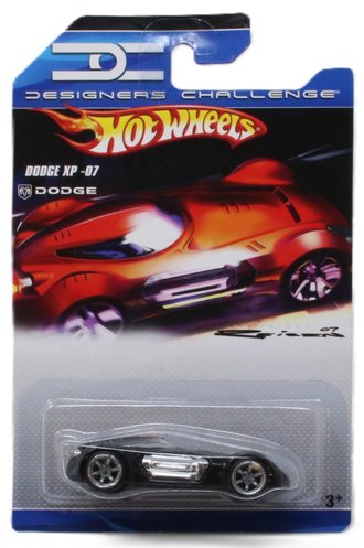 1:64 Designer's Challenge - Dodge XP-07 (Black w/Flames)
