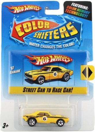 1:64 Color Shifters - 1967 Camaro (Yellow w/Black Stripes)