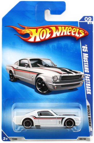 1:64 1965 Mustang Fastback (White w/Black/Red Stripes) 1:64 1965 Mustang Fastback (White w/Black/Red Stripes)