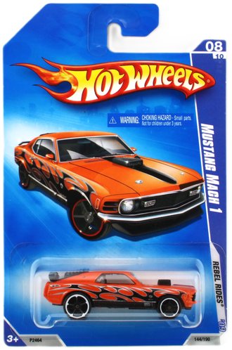 1:64 Mustang Mach I (Orange w/Black Flames) 1:64 Mustang Mach I (Orange w/Black Flames)