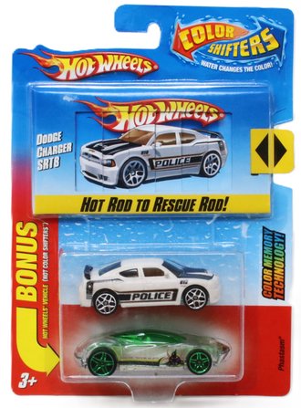 1:64 Color Shifters - Dodge Charger SRT8 Hot Rod To Rescue Rod w/Phastasm