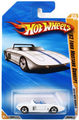 1:64 1962 Ford Mustang Concept (White w/Blue Stripes) 1:64 1962 Ford Mustang Concept (White w/Blue Stripes)