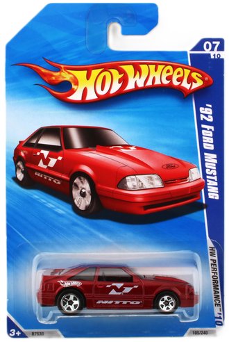 1:64 1992 Ford Mustang (Nitto - Red Metallic) 1:64 1992 Ford Mustang (Nitto - Red Metallic)