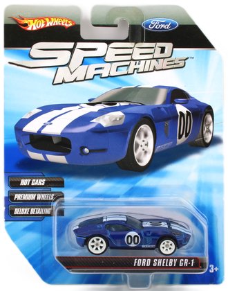 1:64 Speed Machines - Ford Shelby GR-1 (Blue w/White Stripes)