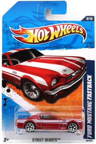 1:64 Ford Mustang Fastback (Red w/White Stripes) 1:64 Ford Mustang Fastback (Red w/White Stripes)