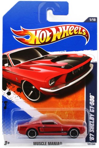 1:64 1967 Shelby GT-500 (Red w/Black Stripes) 1:64 1967 Shelby GT-500 (Red w/Black Stripes)