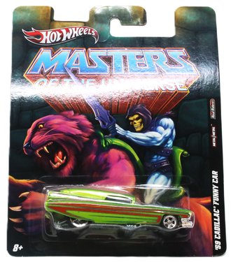 Hot Wheels Premium - Masters of The Universe - '59 Cadillac Funny Car (Green w/Orange Stripes)